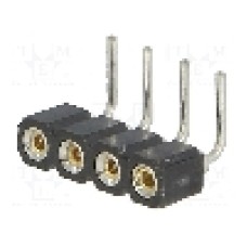 Conector 4 pini, seria {{Serie conector}}, pas pini 2.54mm, CONNFLY - DS1002-01-1*4R13-JK