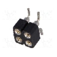 Conector 4 pini, seria {{Serie conector}}, pas pini 2.54mm, CONNFLY - DS1002-01-2*2S13