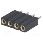 Conector 4 pini, seria {{Serie conector}}, pas pini 2.54mm, CONNFLY - DS1002-03-1*4131