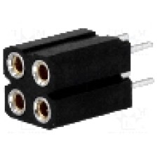 Conector 4 pini, seria {{Serie conector}}, pas pini 2.54mm, CONNFLY - DS1002-03-2*2131