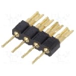 Conector 4 pini, seria {{Serie conector}}, pas pini 2.54mm, CONNFLY - DS1004-02-1*43B