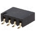 Conector 4 pini, seria {{Serie conector}}, pas pini 2.54mm, NINIGI - ZL268-4SGH