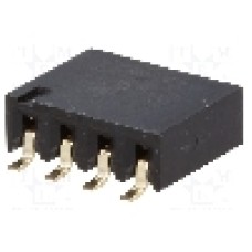 Conector 4 pini, seria {{Serie conector}}, pas pini 2.54mm, NINIGI - ZL268-4SGH
