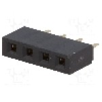 Conector 4 pini, seria {{Serie conector}}, pas pini 2.54mm, NINIGI - ZL305-04