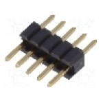 Conector 5 pini, seria {{Serie conector}}, pas pini 1.27mm, CONNFLY - DS1031-01-1*5P8BV31-3A