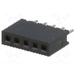 Conector 5 pini, seria {{Serie conector}}, pas pini 1.27mm, CONNFLY - DS1065-01-1*5S8BV