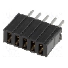 Conector 5 pini, seria {{Serie conector}}, pas pini 1.27mm, CONNFLY - DS1065-07-1*5S8BV