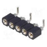 Conector 5 pini, seria {{Serie conector}}, pas pini 2.54mm, CONNFLY - DS1002-01-1*5S13