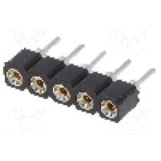 Conector 5 pini, seria {{Serie conector}}, pas pini 2.54mm, CONNFLY - DS1002-01-1*5V13-JK