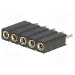 Conector 5 pini, seria {{Serie conector}}, pas pini 2.54mm, CONNFLY - DS1002-03-1*5131