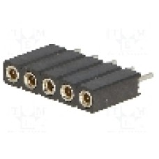 Conector 5 pini, seria {{Serie conector}}, pas pini 2.54mm, CONNFLY - DS1002-03-1*5131