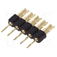 Conector 5 pini, seria {{Serie conector}}, pas pini 2.54mm, CONNFLY - DS1004-02-1*5-3B