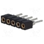 Conector 5 pini, seria {{Serie conector}}, pas pini 2mm, CONNFLY - DS1002-02-1*5BT1F6