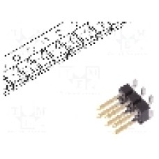 Conector 6 pini, seria BERGSTIK, pas pini 2.54mm, Amphenol Communications Solutions - 95278-801A06LF