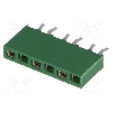 Conector 6 pini, seria HV-100, pas pini 2.54mm, TE Connectivity - 215297-6