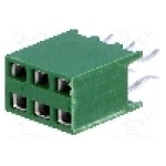 Conector 6 pini, seria HV-100, pas pini 2.54mm, TE Connectivity - 215309-3