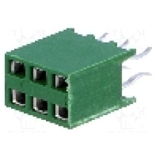 Conector 6 pini, seria HV-100, pas pini 2.54mm, TE Connectivity - 215309-3