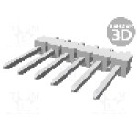 Conector 6 pini, seria MTA-100, pas pini 2.54mm, TE Connectivity - 3-644456-6