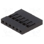 Conector 6 pini, seria NSR/NDR, pas pini 2.54mm, NINIGI - NSR-06