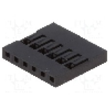 Conector 6 pini, seria NSR/NDR, pas pini 2.54mm, NINIGI - NSR-06