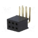 Conector 6 pini, seria {{Serie conector}}, pas pini 1,27mm, CONNFLY - DS1065-14-2*3S8BR