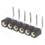 Conector 6 pini, seria {{Serie conector}}, pas pini 2.54mm, CONNFLY - DS1002-01-1*6R13