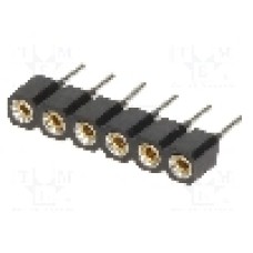 Conector 6 pini, seria {{Serie conector}}, pas pini 2.54mm, CONNFLY - DS1002-01-1*6V13