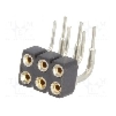Conector 6 pini, seria {{Serie conector}}, pas pini 2.54mm, CONNFLY - DS1002-01-2*3R13