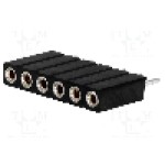 Conector 6 pini, seria {{Serie conector}}, pas pini 2.54mm, CONNFLY - DS1002-03-1*6131