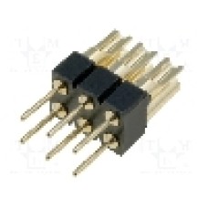 Conector 6 pini, seria {{Serie conector}}, pas pini 2.54mm, CONNFLY - DS1004-02-2*3-3B