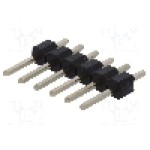 Conector 6 pini, seria {{Serie conector}}, pas pini 2.54mm, CONNFLY - DS1021-1*6SF11-B