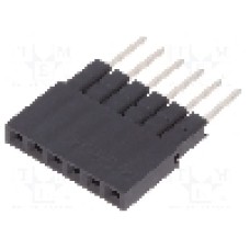 Conector 6 pini, seria {{Serie conector}}, pas pini 2.54mm, CONNFLY - DS1023-05-1*6B81