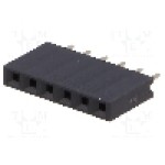 Conector 6 pini, seria {{Serie conector}}, pas pini 2,54mm, CONNFLY - DS1023-1*6S21