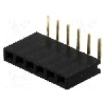 Conector 6 pini, seria {{Serie conector}}, pas pini 2.54mm, CONNFLY - DS1024-1*6RF1
