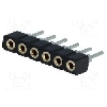 Conector 6 pini, seria {{Serie conector}}, pas pini 2mm, CONNFLY - DS1002-02-1*6BT1F6
