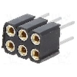 Conector 6 pini, seria {{Serie conector}}, pas pini 2mm, FISCHER ELEKTRONIK - BLY 2 6