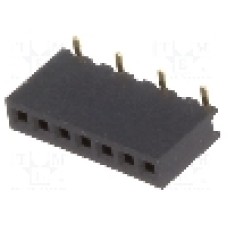 Conector 7 pini, seria {{Serie conector}}, pas pini 1.27mm, CONNFLY - DS1065-02-1*7S8BS1