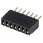 Conector 7 pini, seria {{Serie conector}}, pas pini 1.27mm, CONNFLY - DS1065-07-1*7S8BV