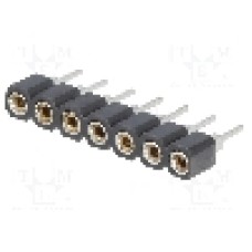 Conector 7 pini, seria {{Serie conector}}, pas pini 2.54mm, CONNFLY - DS1002-01-1X7V13-JK
