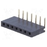 Conector 7 pini, seria {{Serie conector}}, pas pini 2.54mm, CONNFLY - DS1024-1*7R2