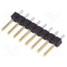 Conector 8 pini, seria BERGSTIK II, pas pini 2.54mm, Amphenol Communications Solutions - 68000-208HLF