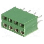 Conector 8 pini, seria HV-100, pas pini 2.54mm, TE Connectivity - 215307-4