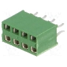 Conector 8 pini, seria HV-100, pas pini 2.54mm, TE Connectivity - 215307-4