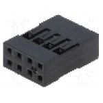 Conector 8 pini, seria NSR/NDR, pas pini 2.54mm, NINIGI - NDR-08
