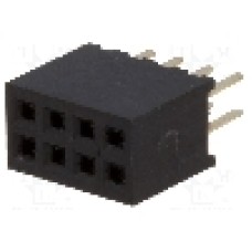 Conector 8 pini, seria {{Serie conector}}, pas pini 1.27mm, CONNFLY - DS1065-03-2*4S8BV