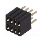 Conector 8 pini, seria {{Serie conector}}, pas pini 1.27mm, CONNFLY - DS1065-08-2*4S8BV