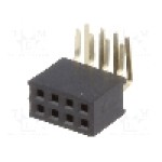 Conector 8 pini, seria {{Serie conector}}, pas pini 1,27mm, CONNFLY - DS1065-14-2*4S8BR