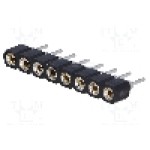 Conector 8 pini, seria {{Serie conector}}, pas pini 2.54mm, CONNFLY - DS1002-01-1X8V13-JK