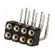 Conector 8 pini, seria {{Serie conector}}, pas pini 2.54mm, CONNFLY - DS1002-01-2*4R13