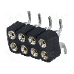Conector 8 pini, seria {{Serie conector}}, pas pini 2.54mm, CONNFLY - DS1002-01-2*4S13